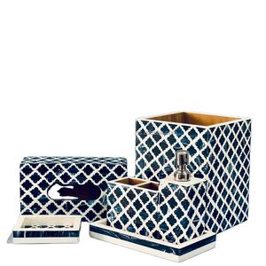 Ensemble de distributeur de mouchoirs en os naturel à six pièces, fait à la main pour le bureau et la chambre à coucher, taille et logo personnalisables - Product Image 1