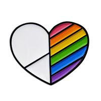Insignia de esmalte suave personalizada Rainbow Pride novedad Pines de solapa