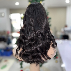 วิกผมแท้คุณภาพสูง 100% ผมเวียดนาม วิกผมลูกไม้ด้านหน้า แบบลอน - Product Image 4