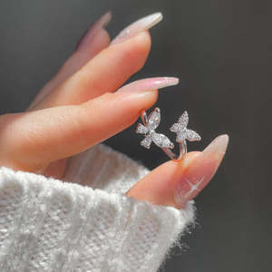 NOVAMART Fine Christian Butterfly <b>Ring</b>-Gift-Ready <b>Adjustable</b> <b>Size</b> Fashionable & Trendy Wholesale Export - Product Image 3