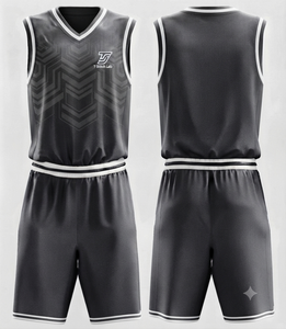 Maillot de basket-ball respirant en jersey brodé de haute qualité, uniforme personnalisé sans manches pour toutes les saisons - Product Image 1