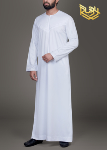Vêtements traditionnels musulmans pour hommes Jubba, thobes décontractés de haute qualité, tissu respirant et durable, uni, ethnique - Product Image 3