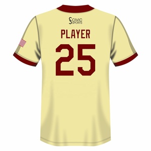 Camisetas de béisbol para mujer con logotipo personalizado, camiseta de equipo profesional de alta calidad con impresión por sublimación - Product Image 6