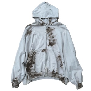 Sudaderas con Cremallera para Hombre, Algodón de Alta Calidad, Lisas, el Mejor Producto, Ropa Urbana, Tie Dye, Desgastadas, con Logotipo Frontal, Servicio OEM, Lavado Ácido - Product Image 6
