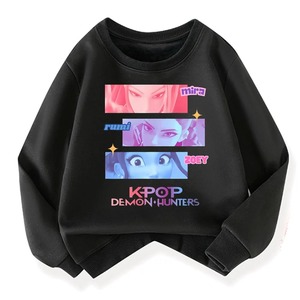 ชุดกีฬามีฮู้ดสำหรับผู้ชายและผู้หญิง, เสื้อผ้าแฟชั่นสวมหัวลำลองสีดำแนวเพลงอะนิเมะ - Product Image 2