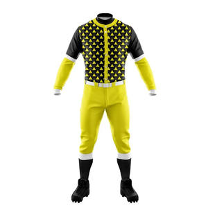 Meilleures ventes Maillots de baseball et de softball pour hommes personnalisés Ensemble d'uniformes grande taille respirants Vêtements de softball et de baseball confortables - Product Image 5