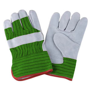 Gants de sécurité en cuir de vachette de qualité supérieure Gréeur canadien Protection des mains Workmen Gants de travail industriels à usage intensif - Product Image 3