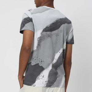 Personalizar el color y el tamaño de calidad superior de los hombres de pantalla impresa camiseta mejor ropa de verano nuevo artículo Top hombres pantalla impresa camiseta - Product Image 4
