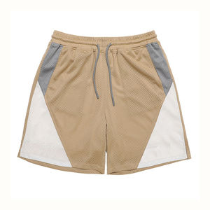 Custom Made Breathable Mesh Basketball <b>Shorts</b> Color Blocked Drawstring Waist Summer Sport Wear Adult Regular Fit Polyester - Product Image 2