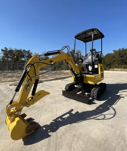 El mejor!! Excavadora Compacta Usada de 3 Toneladas, Color Amarillo, con Rotación de 360 Grados y Orugas de Goma para Jardinería Residencial de Precisión - Product Image 5