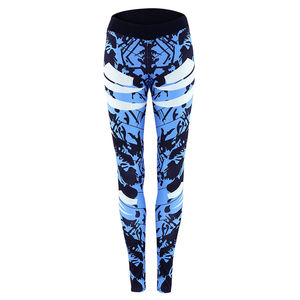 Qualité colorée sublimation personnalisée femmes leggings vêtements de gym en gros fitness leggings vêtements de yoga avec 100% Spandex / Polyester - Product Image 2