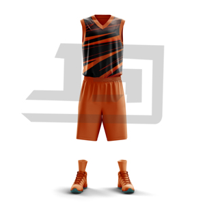 Ensemble de maillot et short de basket-ball personnalisés, sublimation intégrale, uniforme d'équipe athlétique, respirant, séchage rapide, vêtements de sport en polyester - Product Image 1