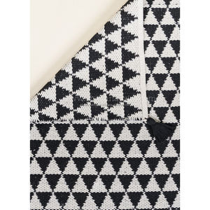 Tapis tissé en coton durable frange personnalisé intérieur/extérieur porte tapis rayé cuisine sol hôtel salle de prière inspiré de l'inde - Product Image 3