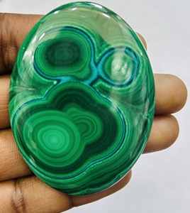 AAA + Cabochon de malachite naturelle de haute qualité pierre en vrac taille personnalisée pour la fabrication de bijoux pendentif créations de bijoux uniques - Product Image 6