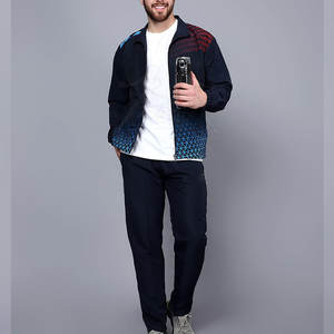 ชุดวอร์มกีฬายืดหยุ่นได้รับการออกแบบมาเพื่อความสบายและการเคลื่อนไหวชุดวอร์มกีฬาที่ทนทานพร้อมวัสดุดูดซับเหงื่อ - Product Image 5