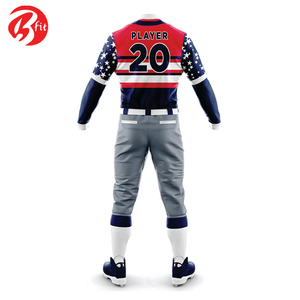 Uniforme de béisbol liso con logotipo personalizado, uniformes de béisbol de diseño personalizado de alta calidad de Benefit Enterprises - Product Image 4