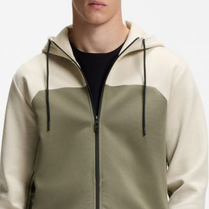 Sudaderas con Capucha para Hombre de Alta Calidad al por Mayor, Sudaderas con Capucha Extra Grandes con Bloques de Color y Cremallera, Ropa Urbana, Colección de Moda para Hombre - Product Image 2