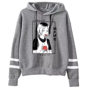 เสื้อฮู้ดโอเวอร์ไซส์แบบกำหนดเองได้สำหรับผู้ชายเสื้อแบบสวมหัวผ้าคอตตอนผสมมีฮู้ดโอเวอร์ไซส์กำหนดเองได้ - Product Image 5