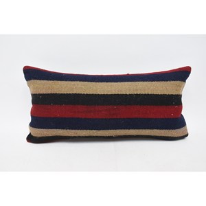 Kilim de lana Multicolor, almohada decorativa de 18x18 pulgadas, tejido de lujo, hojas Vintage, cojín de retazos Kilim invertido de 12x24 - Product Image 1