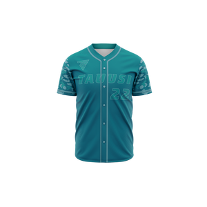 Maillots de baseball lourds de qualité supérieure pour hommes Tissu durable de haute qualité Strass Logo personnalisé Vêtements de sport de performance supérieure - Product Image 1