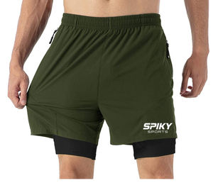Men & <b>Women</b> High Waist Yoga Fitness <b>Shorts</b> with Tummy Control Stretchy Gym Biker <b>Shorts</b> for Workout - Product Image 3