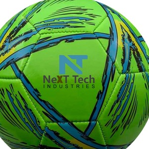 Balón de entrenamiento de fútbol Material de PU para fines de entrenamiento con diseño personalizado y logotipo personalizado de Next Tech Industries - Product Image 2