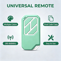 Control Remoto Automático para Puerta de Garaje y Portón RF de 280-870MHz con Código Fijo y Código Variable, Impermeable