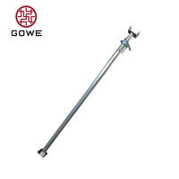 Puntal de Acero Telescópico, Apuntalamiento Ajustable 48/56/60mm, Soporte de Construcción