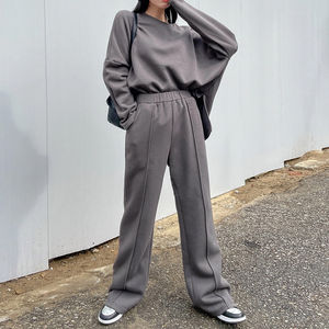 Ensemble de jogging pour femmes en ligne Vente en gros de haute qualité Ensemble de jogging pour femmes baggy surdimensionné 2 pièces Survêtements de créateur - Product Image 1