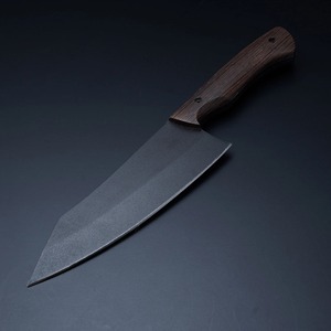 มีดเชฟสแตนเลสพร้อมที่จับไม้กุหลาบงานแฮนด์เมด - Product Image 2