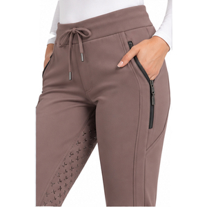 Women Equestrian Riding Breeches Full <b>Seat</b> Silicone Breathable Four-Way <b>Stretch</b> Knitted Jogger Pants High Waist Horseback Riding - Product Image 5