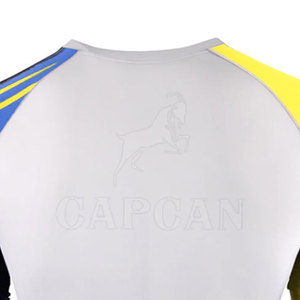 เสื้อรัดรูปแขนยาวสำหรับออกกำลังกายผู้ชาย สวมใส่สบาย ปรับแต่งได้ เหมาะสำหรับฟิตเนส ยิม ออกกำลังกาย MMA โยคะ ผลิตจากผ้าสแปนเด็กซ์/ไนลอน - Product Image 6