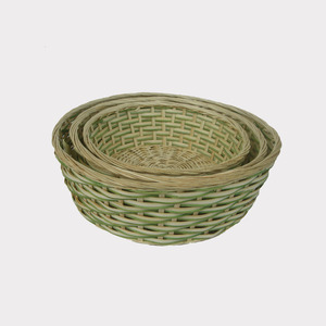 Eco-Friendly Vintage Style Handwoven Bamboo Dry <b>Basket</b> Versatile Household Storage for <b>Baby</b> <b>Laundry</b> Food Flexible Fruit <b>Baskets</b> - Product Image 5