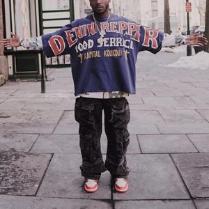 Camiseta Personalizada con Logotipo para Hombre, Ropa Urbana de Alta Calidad, Tejido de Punto de Algodón de Bambú, Estilo Vintage Desgastado, Camiseta Gruesa - Product Image 5