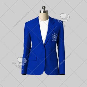 Chất Lượng Cao Kinh Doanh Blazer Thiết Kế Cổ Điển Phong Cách Sorority Tình Huynh Đệ Dst Zeta Phi Beta Sgrho Biểu Tượng Tất Cả Các Jack Và Jill - Product Image 6