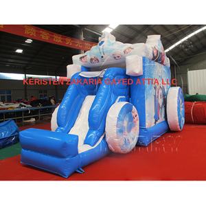 Castillo Inflable de PVC con Tobogán de 0,55 mm, Temática de Princesa, para Interiores y Exteriores, Casa de Juegos para Niños, Grado Comercial, Cumple con la Normativa CE 3 - Product Image 3