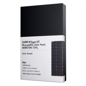 แผงโซลาร์เซลล์แบบโมโนคริสตัลไลน์ชนิด N-Type HJT กำลังไฟ 550 วัตต์ โดย Siko Solar รุ่น SKM570N-72H - Product Image 2