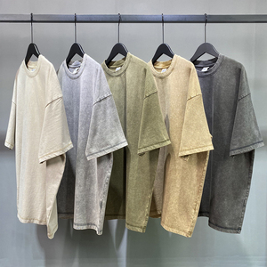 เสื้อยืดคอกลมสำหรับผู้ชายเสื้อคอตตอน100% ฟิตเนสไซส์พิเศษผ้าฝ้ายสำหรับฤดูร้อนออกแบบโลโก้ได้ตามต้องการสำหรับพิมพ์พัฟ260กรัม - Product Image 1