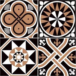 Carreaux de sol en céramique vitrifiée de qualité supérieure 40x40cm, design marocain antidérapant pour salle de bain et parking 400x400mm. - Product Image 5