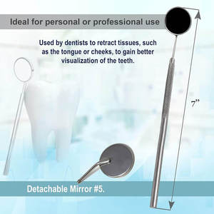 Dernier design, haute qualité, ensemble d'instruments chirurgicaux dentaires manuels en acier inoxydable, rétracteurs, élévateurs, logo personnalisé, extraction - Product Image 6