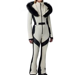 ชุดสกีและชุดกันหิมะสำหรับผู้หญิง ไซส์พลัส พร้อมแจ็คเก็ตกันน้ำ กางเกงบุฉนวน และซับในนุ่มระบายอากาศได้ดี สำหรับกีฬากลางแจ้ง - Product Image 3