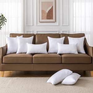 Venta al por mayor 18x18 pulgadas blanco Reliance Virgen cómodo pato americano pluma de ganso almohada cuadrada relleno para Home Hotel - Product Image 3