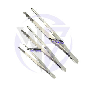 Ensemble de pincettes chirurgicales dentaires de haute qualité 6 pièces Wenquar Debakey Self-Lock London College Adson Kocher Dressing Instruments - Product Image 5