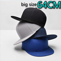 Haute qualité XXL/XL grande taille 64cm casquette de planche à roulettes femmes ajusté Baseball Snapback casquette 60cm plaine Football chapeau pour hommes femmes