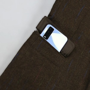 เสื้อโค้ทขนสัตว์ยาวสำหรับผู้ชาย ดีไซน์หรูหรา เป็นมิตรกับสิ่งแวดล้อม อุ่นสบายสำหรับฤดูหนาว คุณภาพพรีเมียม ทรงทันสมัย เหมาะสำหรับใส่ทำงานในออฟฟิศและการเดินทาง - Product Image 2