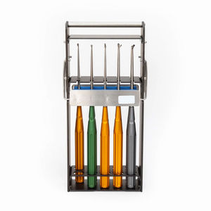 Estante de Almacenamiento y Esterilización Manual para Curetas de Acero Inoxidable, Instrumento Médico Profesional Reutilizable de Alta Calidad para el Flujo de Trabajo - Product Image 1