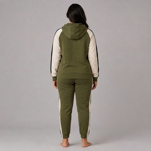 Survêtements pour femmes de haute qualité, imprimés, écologiques, respirants, en coton/polaire, pour la course à pied et l'entraînement hivernal, design personnalisé décontracté - Product Image 5
