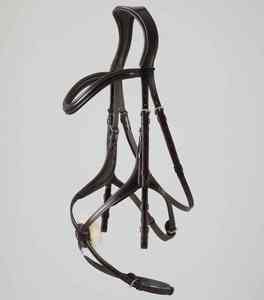 Bride de cheval en cuir robuste 2026 avec design de selle anglaise, parfaite pour l'équitation en plein air, équipement équestre, OEM personnalisé - Product Image 5