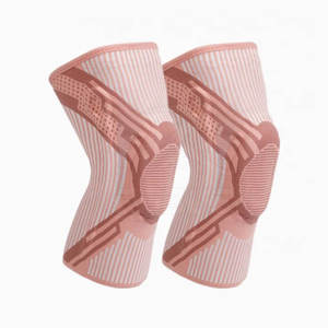 Genouillères en néoprène, antidérapantes, légères, respirantes, structure flexible, design uni, ajustement facile, protection pour la musculation - Product Image 2