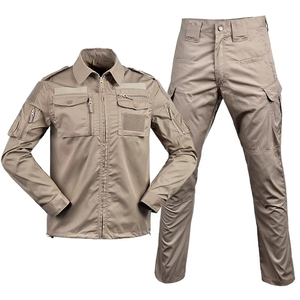 Ensemble de camouflage fabriqué en usine uniforme vente en gros personnalisé extérieur hommes costume de camouflage tactique avec manches longues - Product Image 6